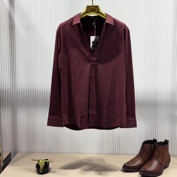 Stichless shirt - Wine