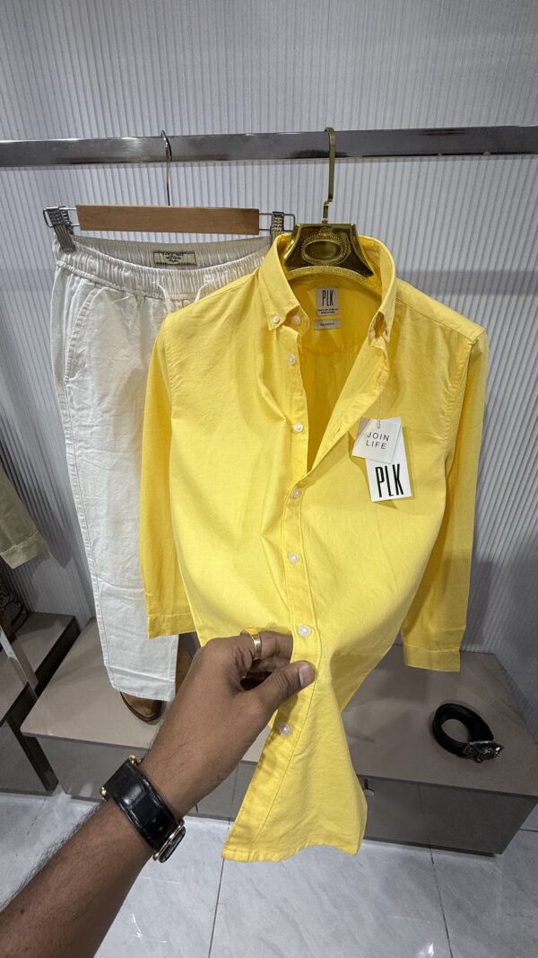 PLK - SHIRT - LEMON YELLOW