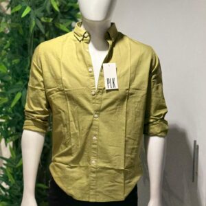 PLK - SHIRT - CORAL GREEN